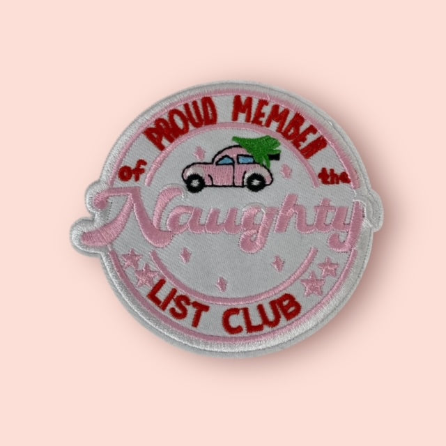 NAUGHTY LIST CLUB HAT PATCH