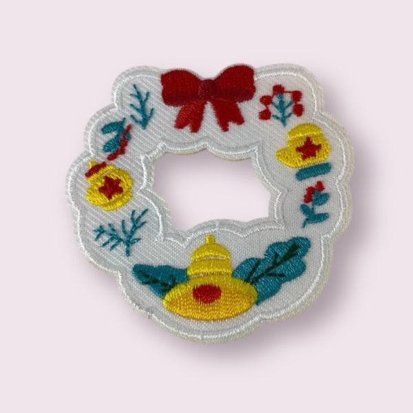 BELLS WREATH HAT PATCH