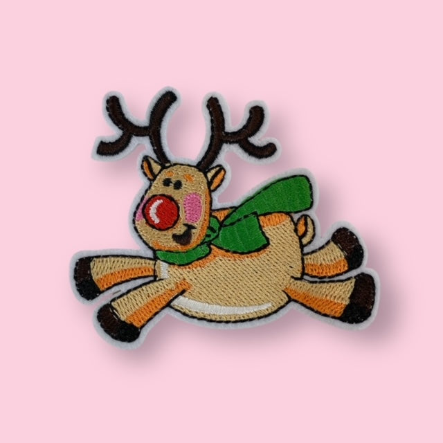 SCARF REINDEER HAT PATCH