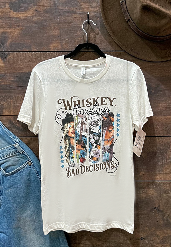 BC DTF WESTERN GIRL TEE - WHITE