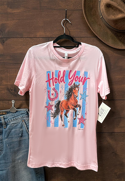 BC DTF HOLD YOUR TEE - PINK