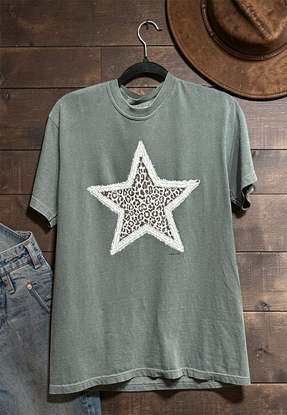 CC DTF LEO STAR TEE - HEMP