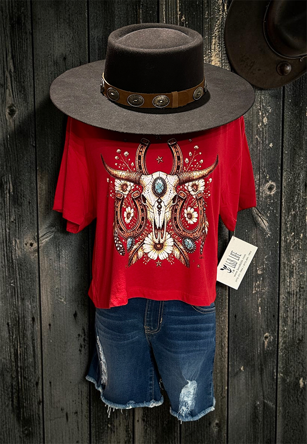 CC DTF STEER TEE - RED