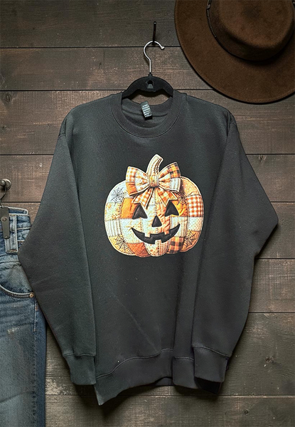GILIDAN SS DTF PUMPKIN TEE - BLACK