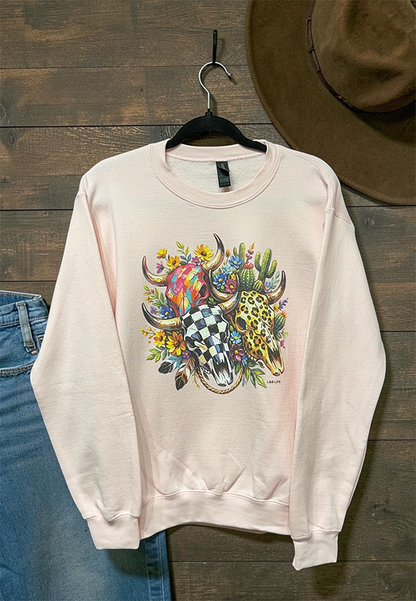 GILDIAN SS DTF 3 STEERS TEE - PINK