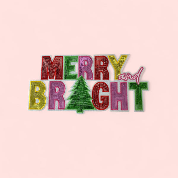 MERRY AND BRIGHT TREE BIG PATCH