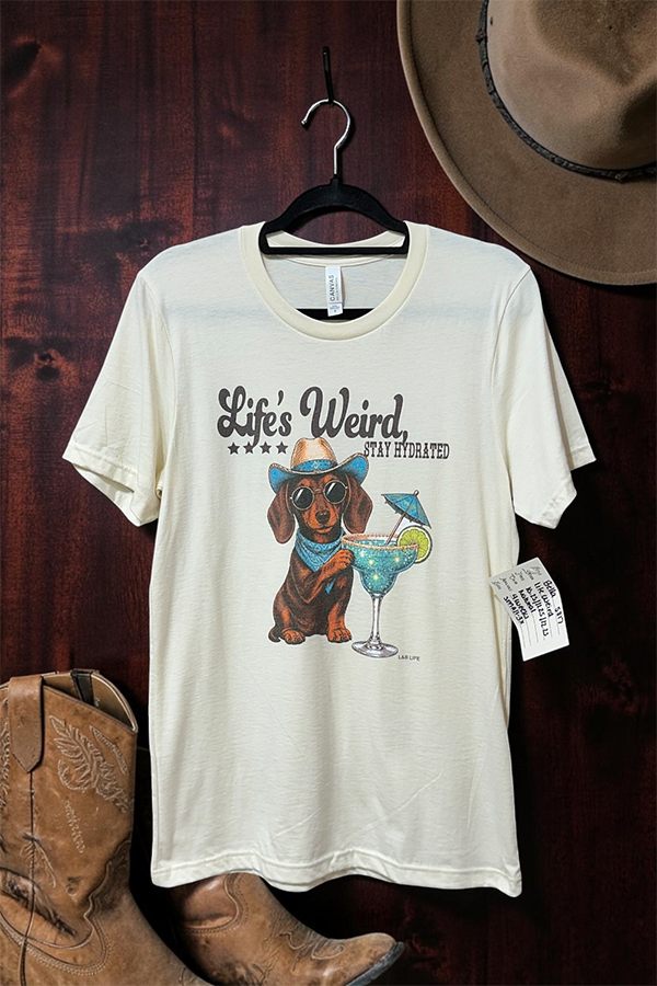 BC DTF LIFE TEE - CREAM
