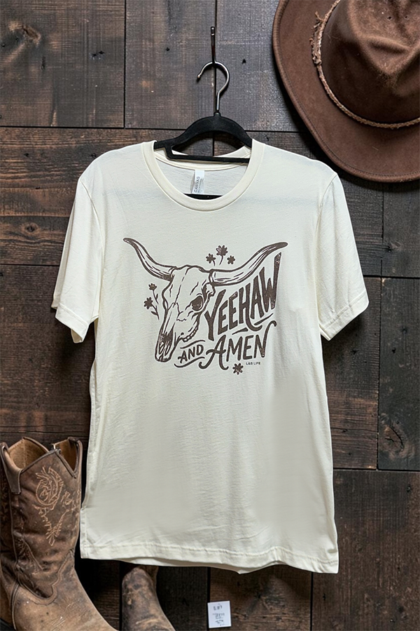BC DTF AMERICAN CW TEE - CREAM