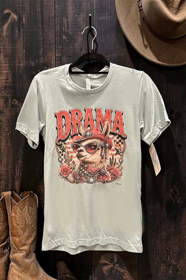 BC DTF DRAMA TEE - SILVER