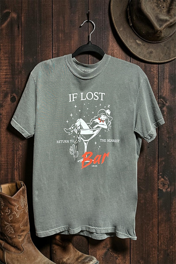 CC IF LOST TEE - GREY