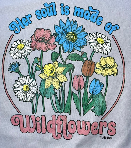 HER SOUL IS MADE OF WILD FLOWER