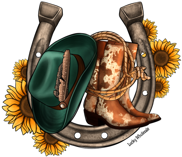 SUNFLOWER HORSESHOE