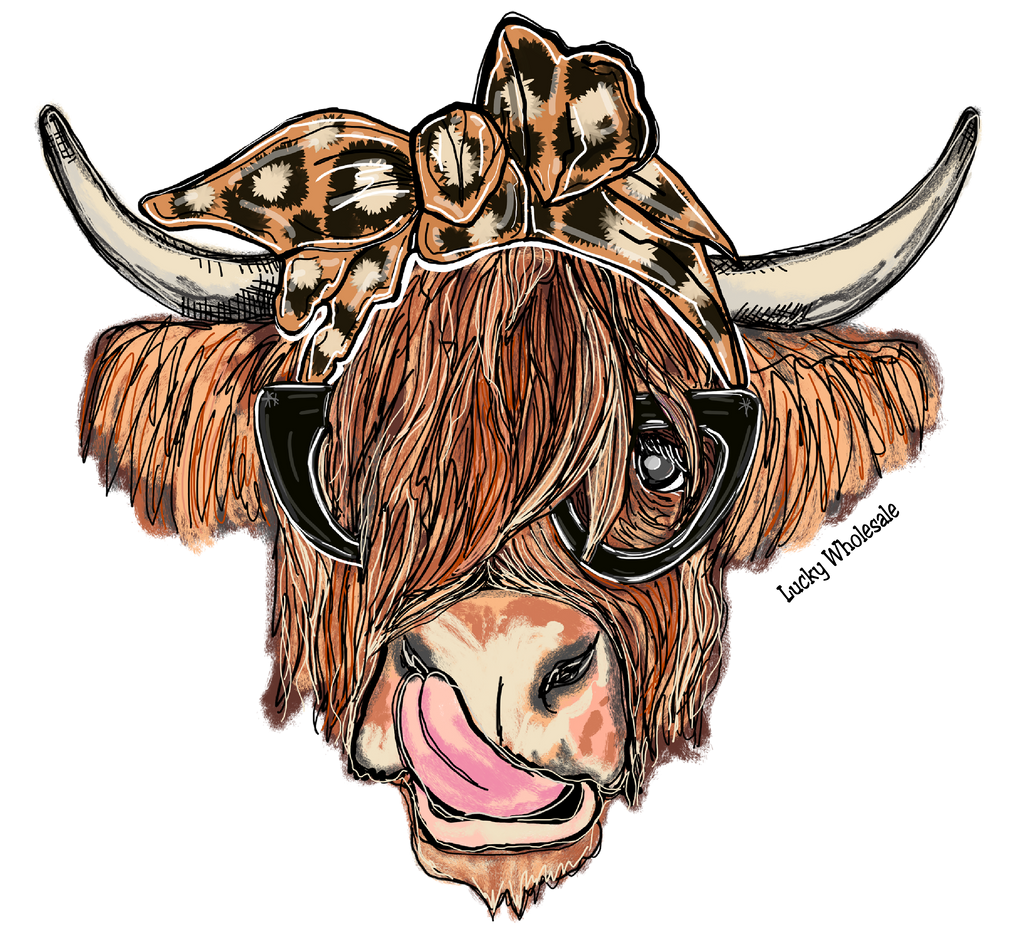 HEADBAND COW