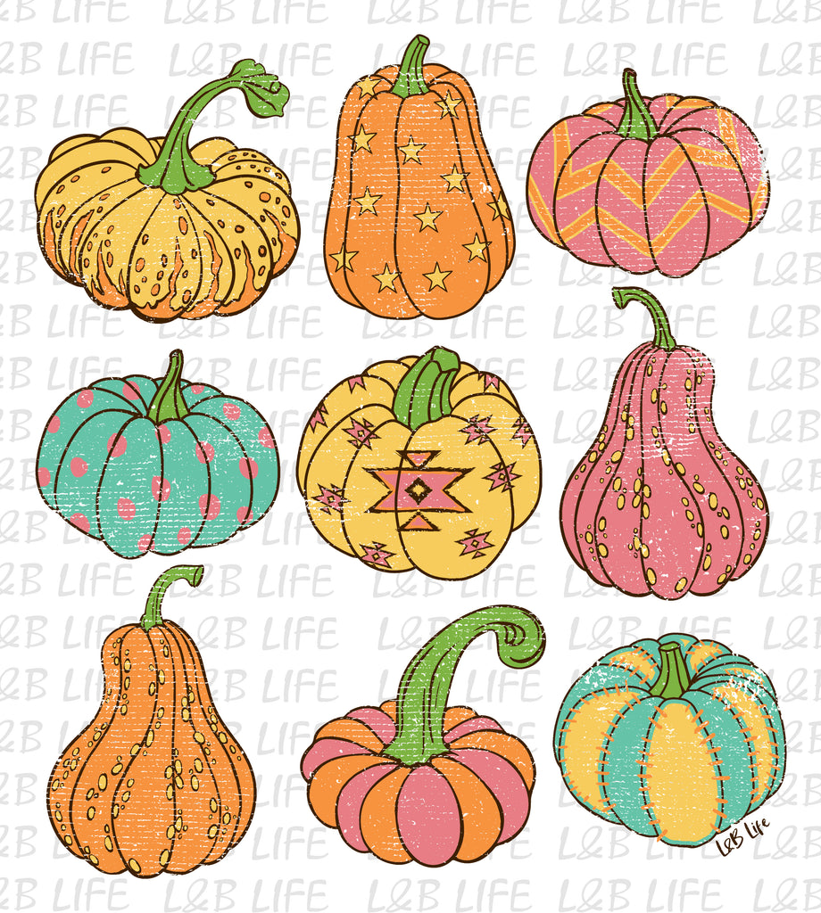 PASTEL MINI PUMPKINS