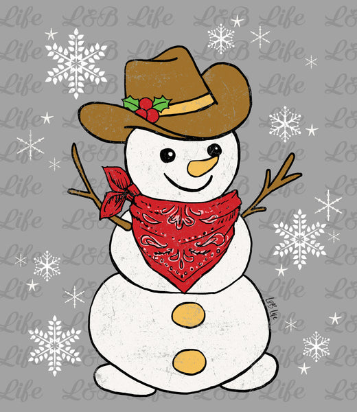 COWBOY SNOWMAN