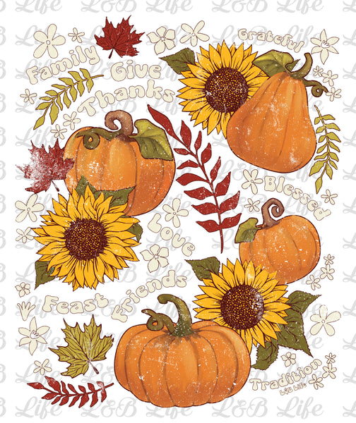 SUNFLOWER PUMPKINS