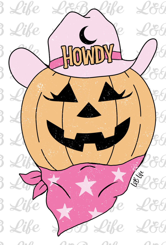 HOWDY HAT PUMPKIN