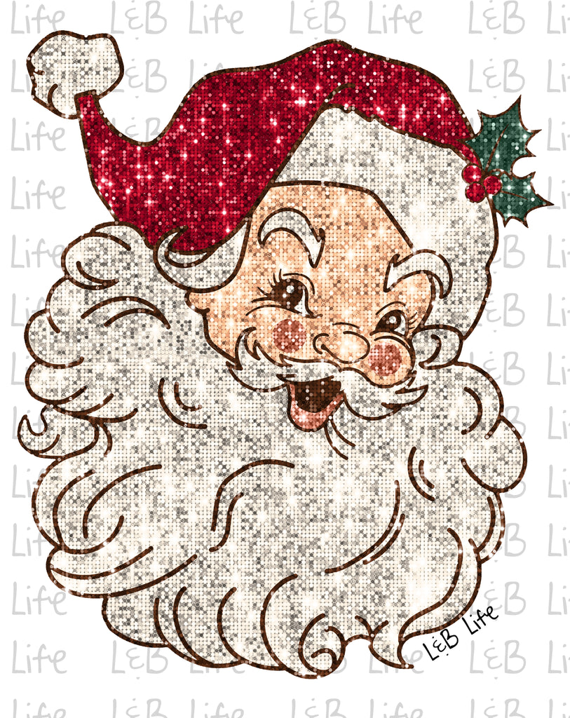 GLITTER SANTA