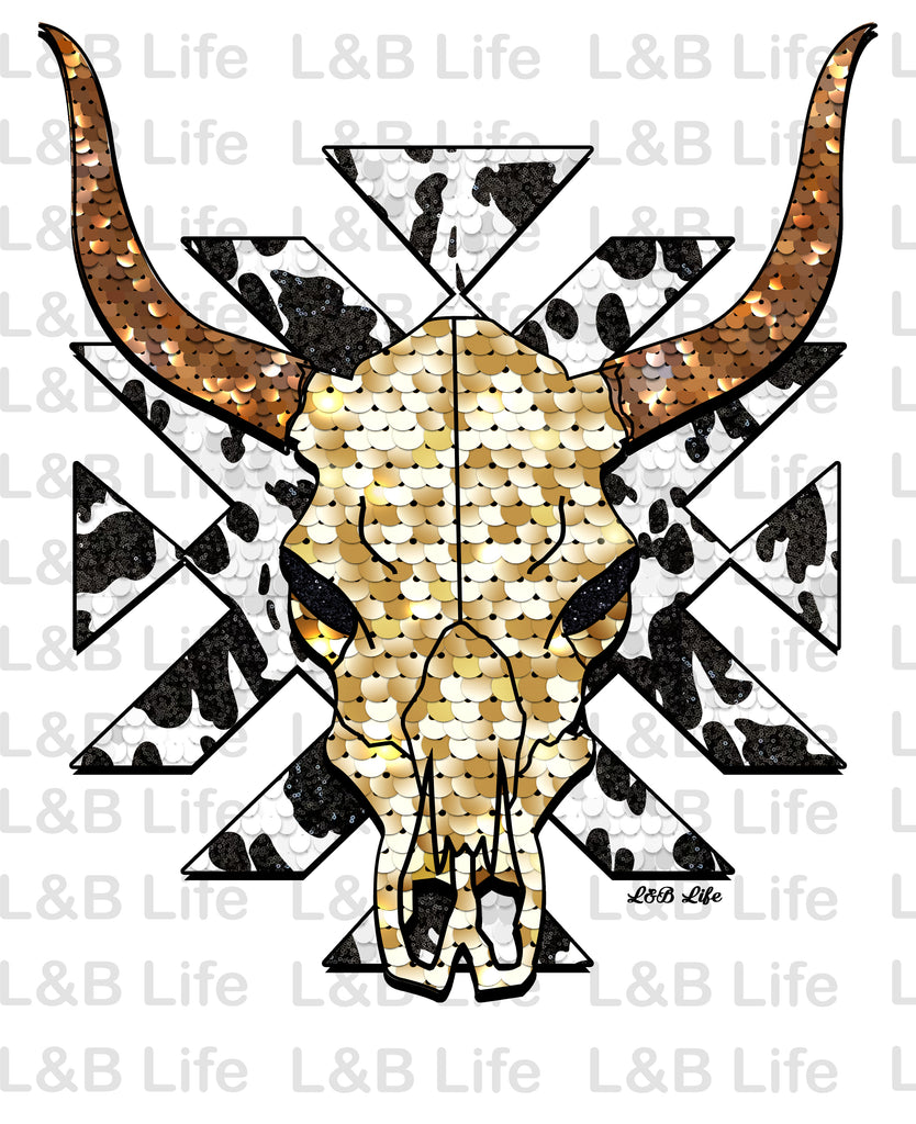 SEQ STEER COWHIDE BACKGROUND