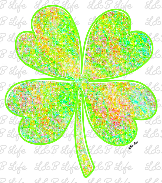 GLITTER SHAMROCK