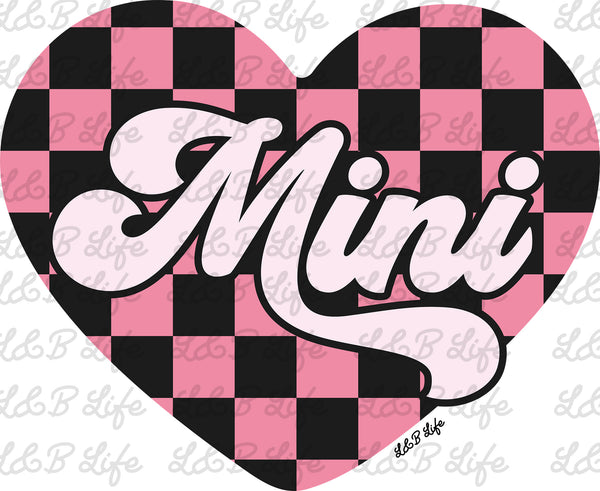 MINI CHECKER HEART ( KIDS)