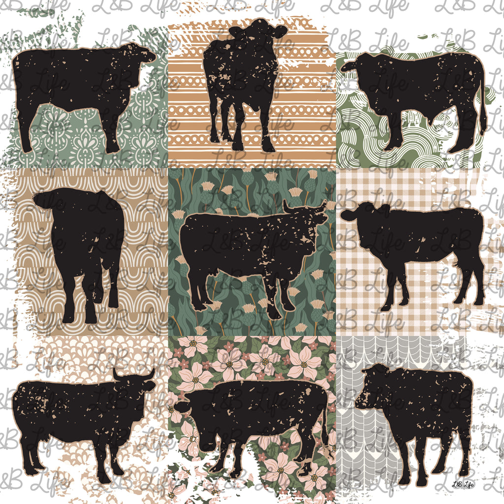 DIFRRENT PRINTS COWS