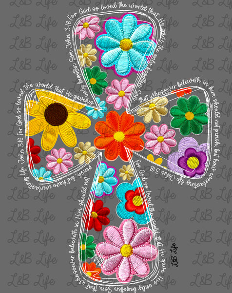 FLOWER CROSS