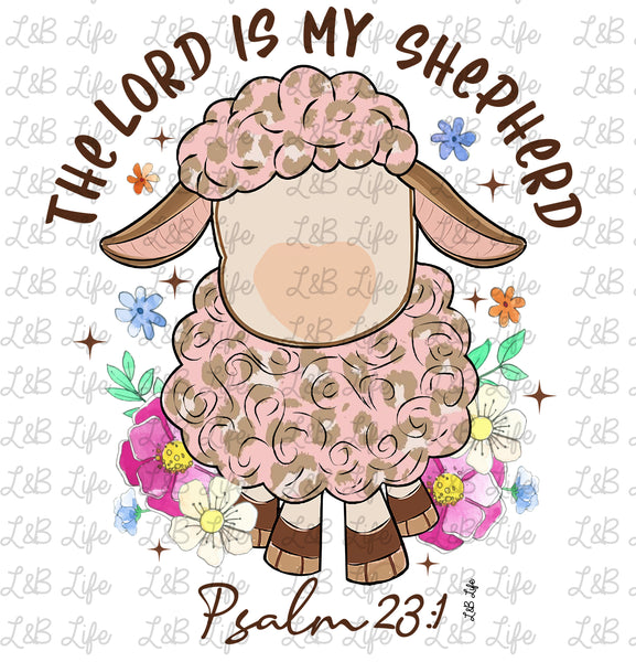 THE LORD IS MY SHEPHERD ( COLORFUL)