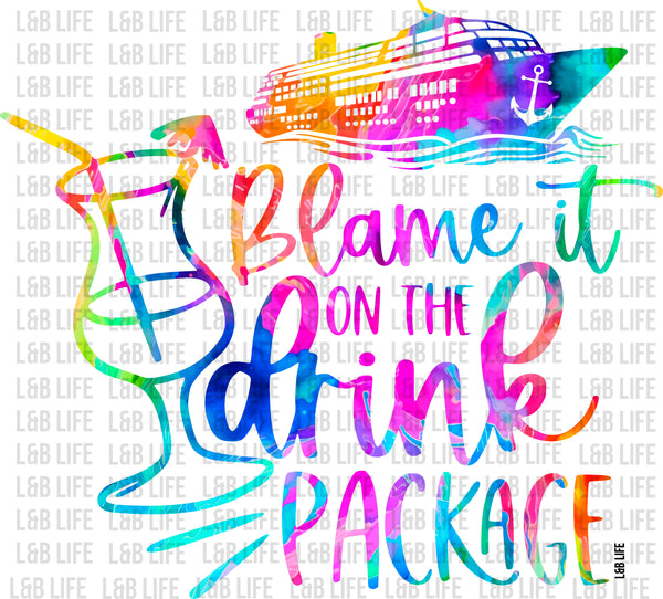 BLAME IT ON THE DRINK PACKAGE