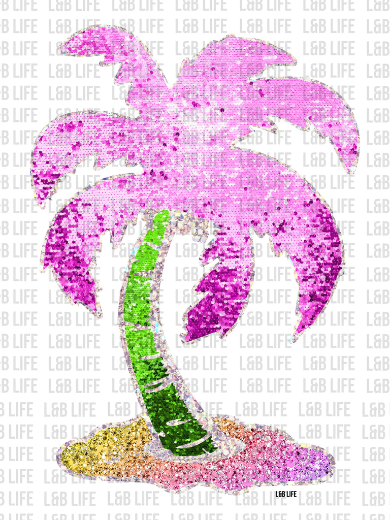 GLITTER PALM TREE