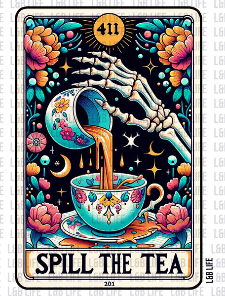 SPILL THE TEA CARD
