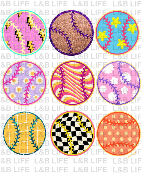 PATTERN BASEBALL BALLS