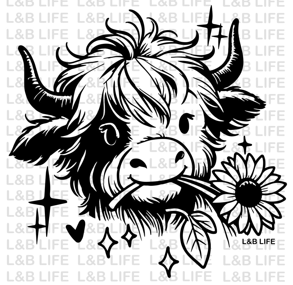 FLOWER BABY COW