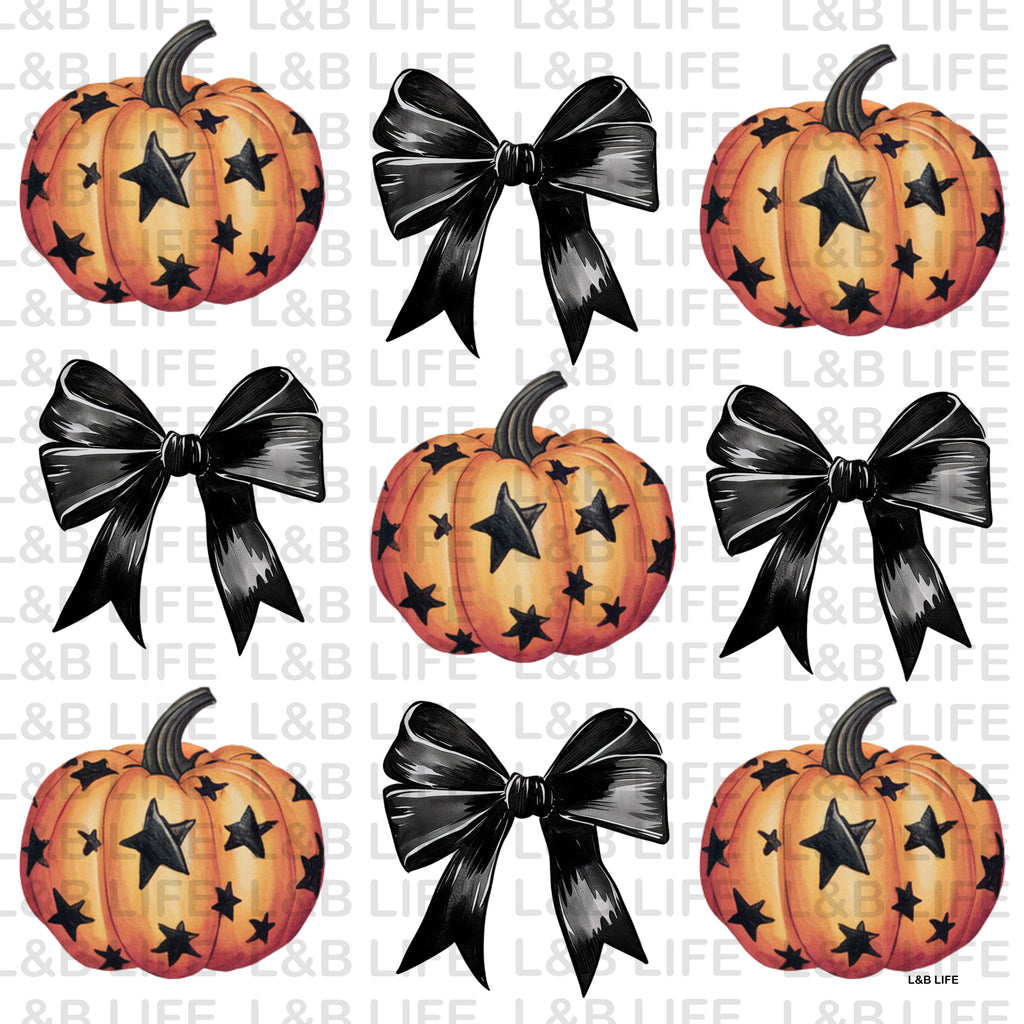 STAR PUMPKIN BOWS