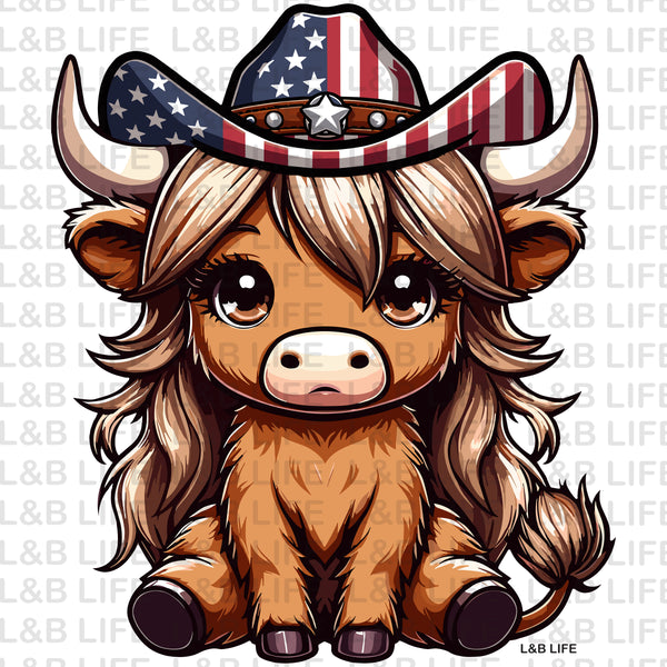 AMERICA HAT COW