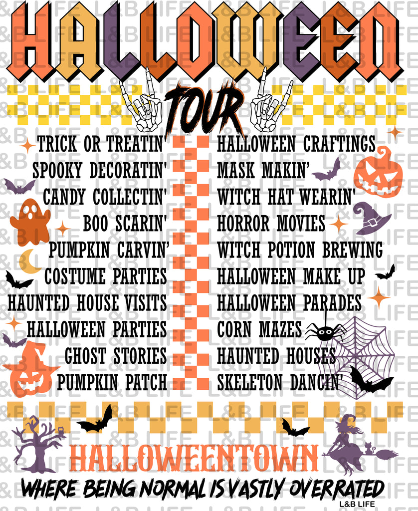 HALLOWEEN TOUR ( BACK )