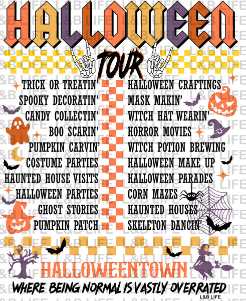 HALLOWEEN TOUR ( BACK )