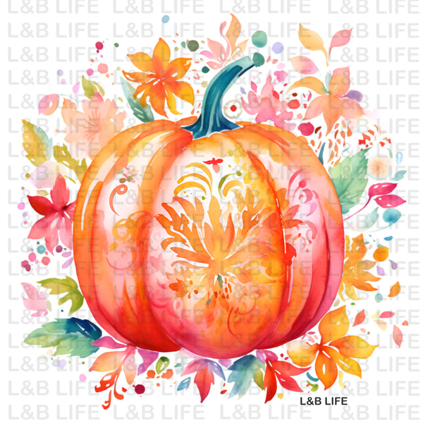 WATERCOLOR PUMPKIN