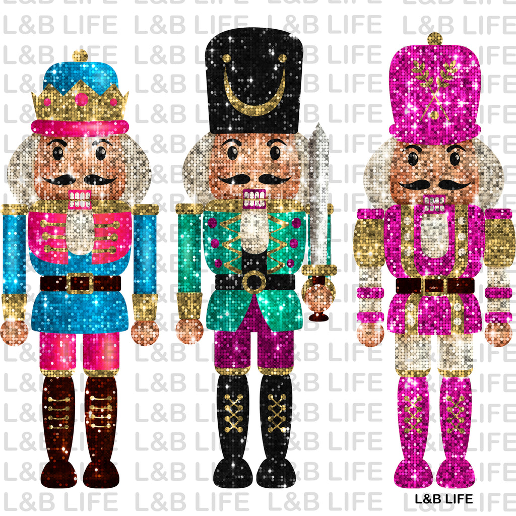 GLITTER NUTCRACKERS