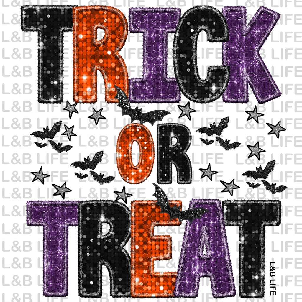 GLITTER TRICK OR TREAT