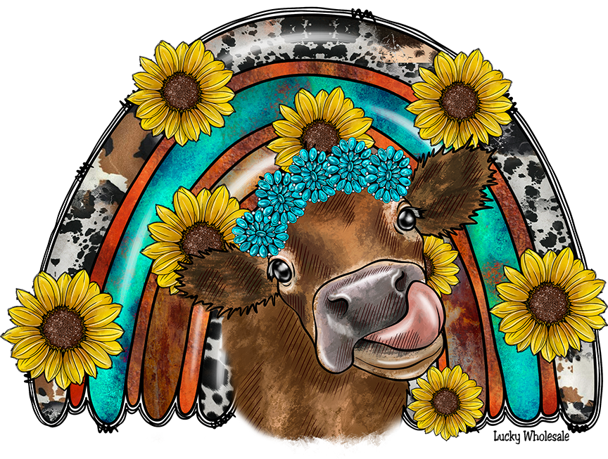 CONCO RAINBOW COW