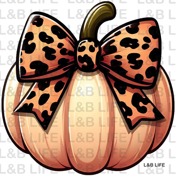 LEO BOW PUMPKIN ( FRONT)