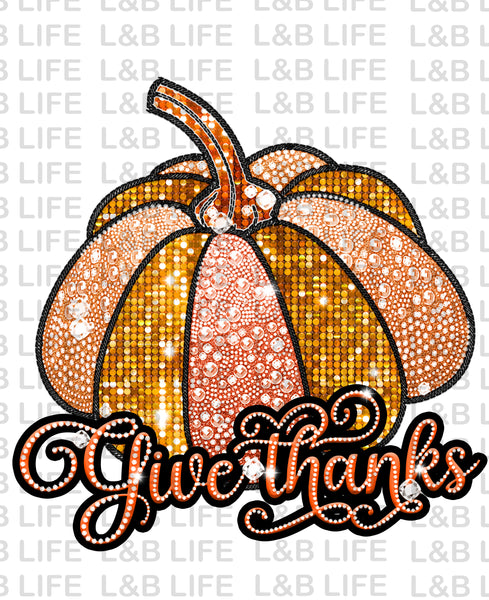 GIVE THANKS PUMPKIN