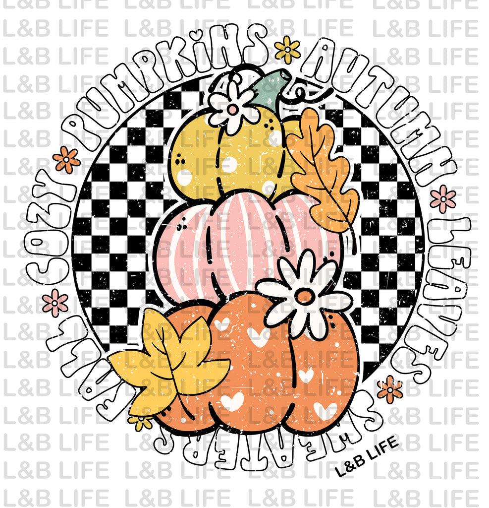 CHECKER 3 PUMPKINS