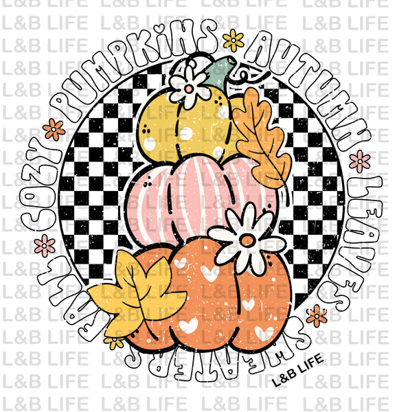 CHECKER 3 PUMPKINS