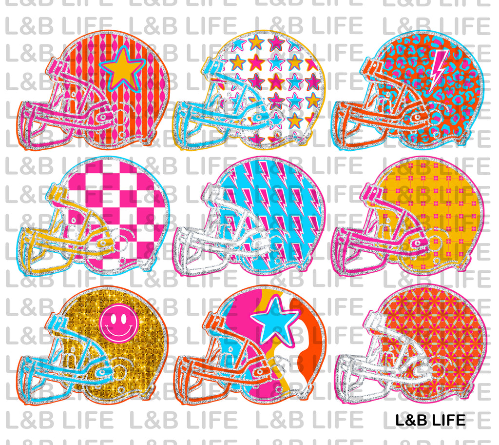 PRINTS HELMETS