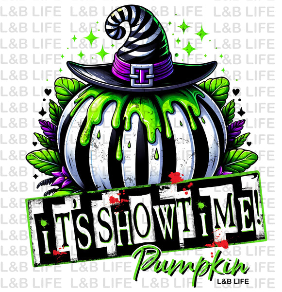 ITS SHOW TIME PUMPKIN