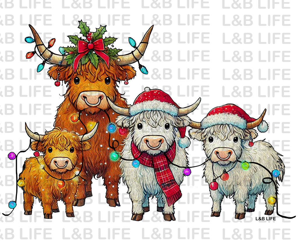 CHRISTMAS COWS