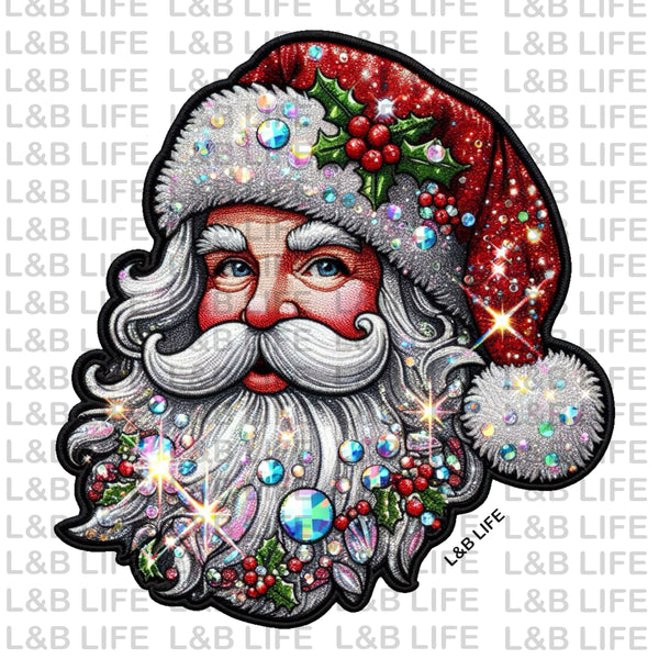 RHINESTONE SANTA