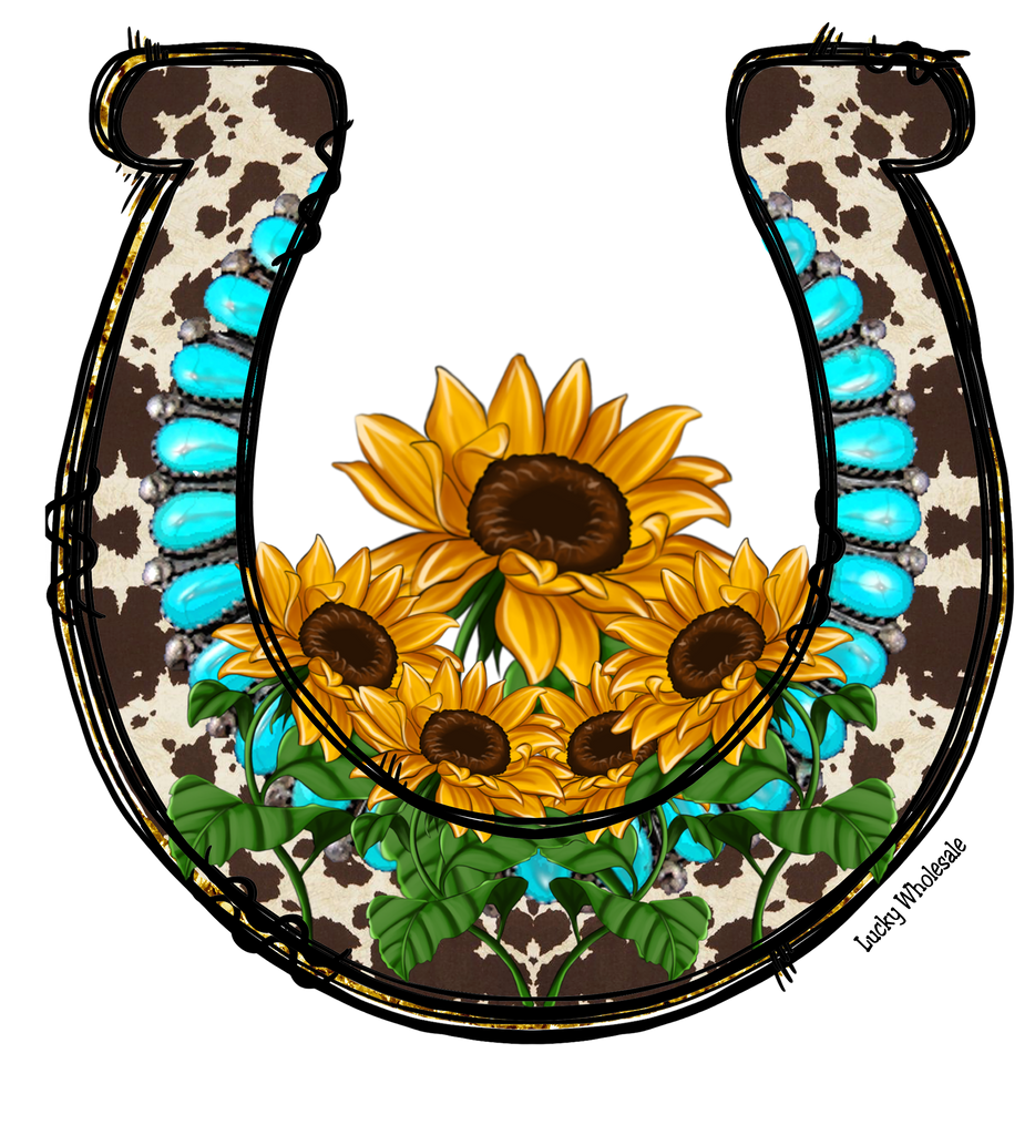 SUNFLOWER HORSESHOE